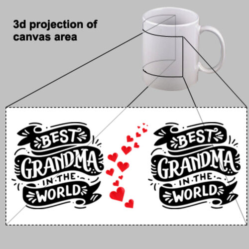 Coloured Mug | Best Grandma in the World Thumbnail