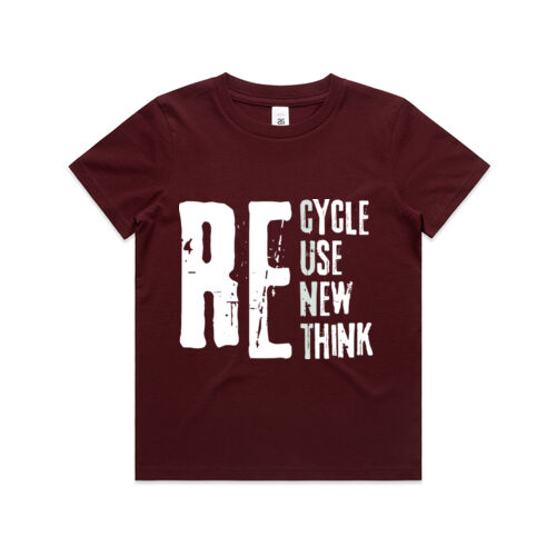 Make a Statement: RE- Inspired Social Responsibility - Kids T-shirt Thumbnail