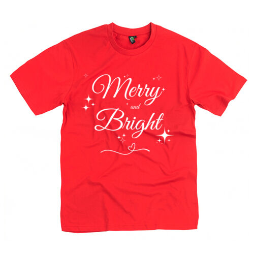 Merry Christmas | Merry and Bright - Unisex Classic T-Shirt Thumbnail