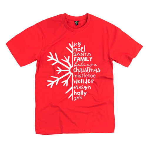Merry Christmas | Snow Flake Joy - Unisex Classic T-Shirt Thumbnail