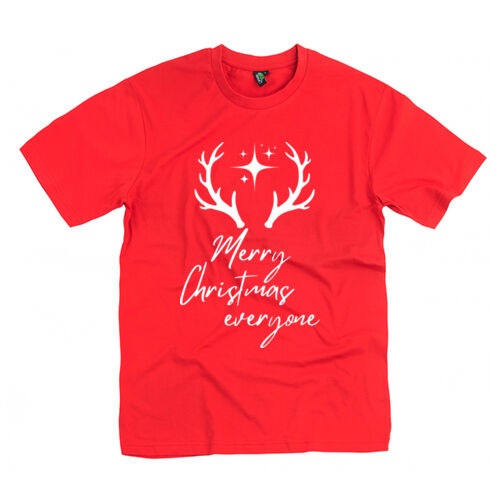 Merry Christmas | Reindeer Christmas - Unisex Classic T-Shirt Thumbnail