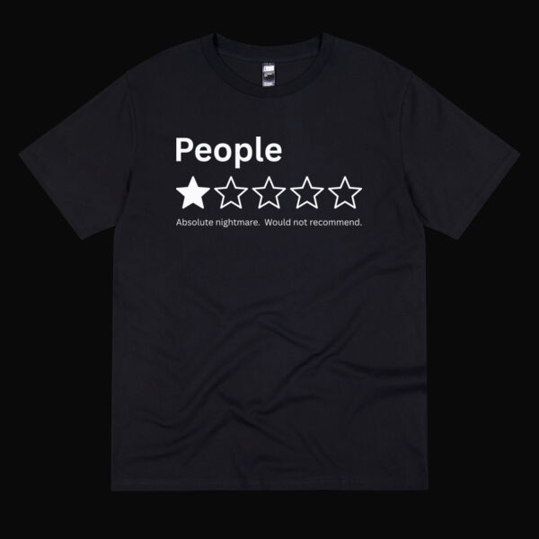 Inappropriate | People 1 Star T-Shirt Thumbnail
