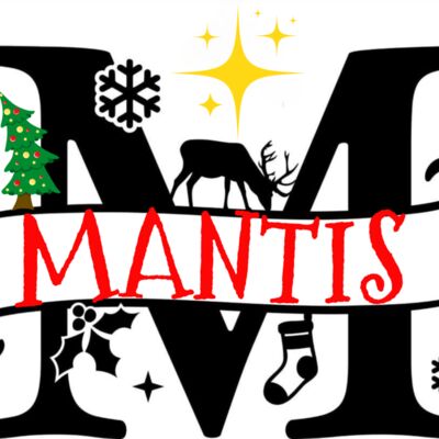 large natural canvas santa sack   letter m Thumbnail