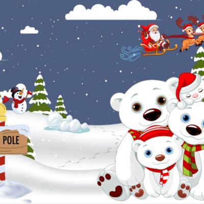 Puzzle   Polar Bears in the snow Personalised Thumbnail