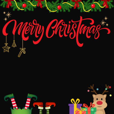large natural canvas santa sack   merry christmas Thumbnail