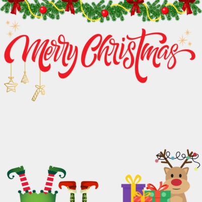 large natural canvas santa sack   merry christmas Thumbnail